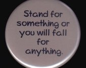 Stand or Fall with This Button
