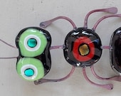 Ewan the fused glass Katybug