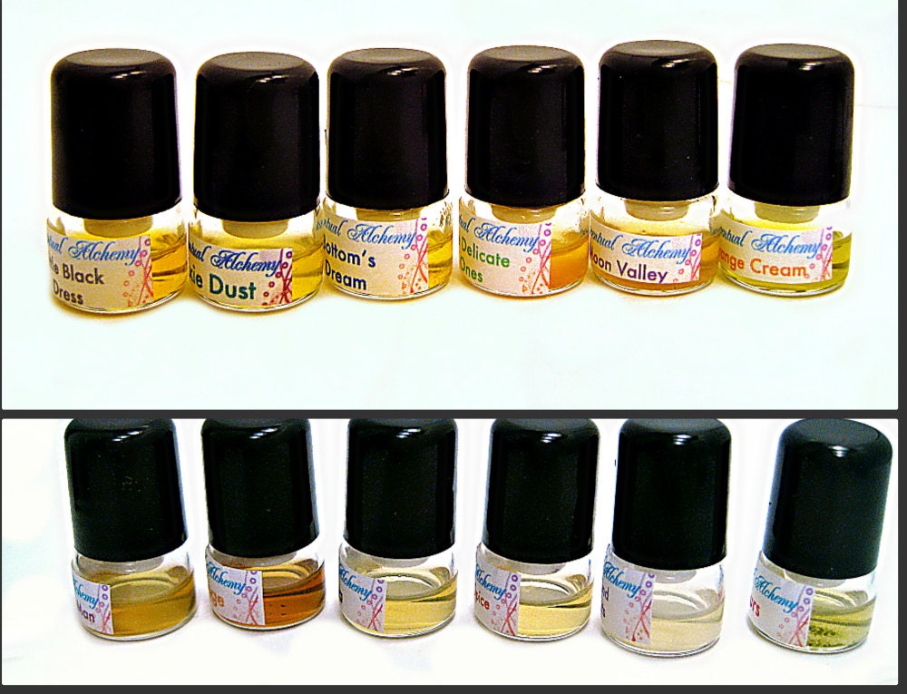 Perfume Natural - Luxury Sample Pack of 12 Natural Fragrances Gift Set