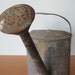 Vintage Watering Can  - Industrial Storage - Galvanized