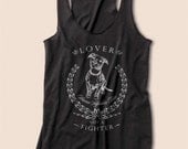 Pit Bull Lover Not A Fighter Eco Friendly Racerback Tank Top