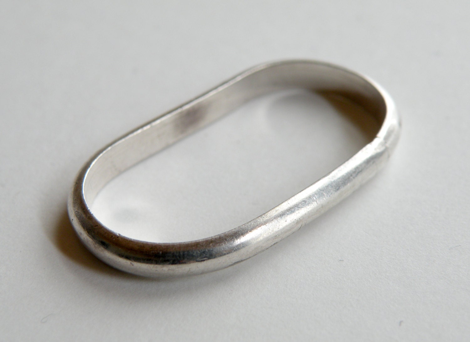 Silver Double Ring