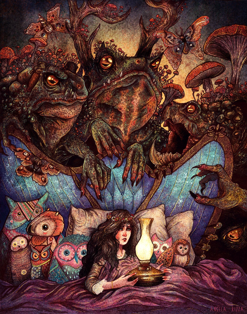 The Owl Princess And Her Night Terrors 8x10" Print