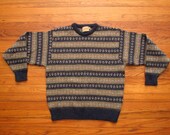 mens vintage LL bean fair isle sweater