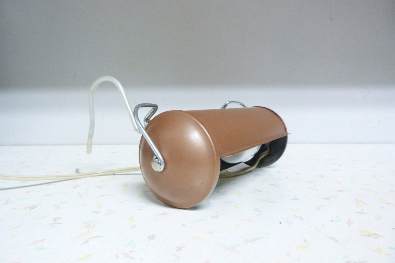 1950's Headboard Lamp Clamp on Lamp 1950's Reading Task Light