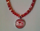 OU Oklahoma Sooners Necklace and Earring Set