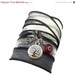 Silk Wrap Bracelet with Tree Of Life, Peace Sign, and Evil Eye,yoga jewelry,silk ribbon bracelet,yoga jewelry, yoga bracelet