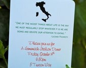 Italian Party Invitations