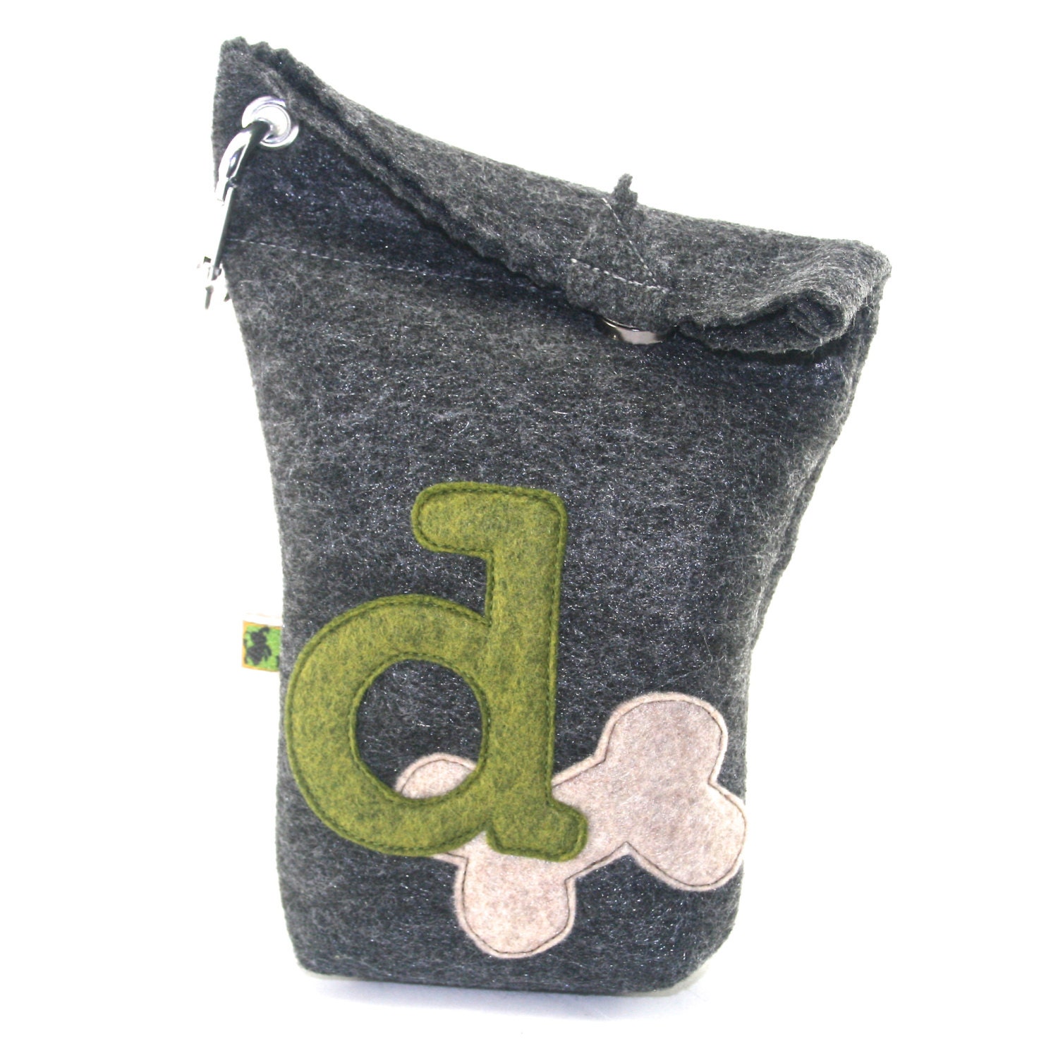 Leash Bag Little Monogrammed Bone