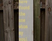 I have found the one whom my soul loves-Song of Solomon 3:4-Wedding-Anniversary-Vintage-Love