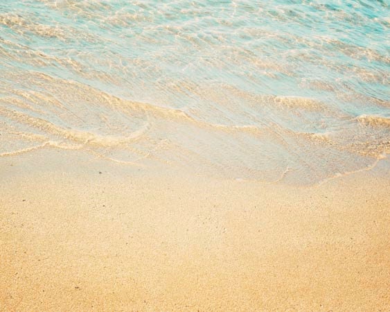 Beach Photography, Shoreline, Aqua,  Yellow,Seashore Home Decor,  Large Wall Art,  Beach Home Decor, Landscape Photography, 16x20 Print
