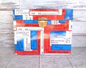 SALE Ballonoff Porta File Metal Box Red White Blue Interest, Mortgage, Monthly Bills Personal File Box Patriotic