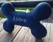 Small Personalized Dog Bone Pillow - Personalized FREE