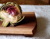 Father's Day Cutting Board Serving Tray Rustic Walnut Footed Platte Organic Gift