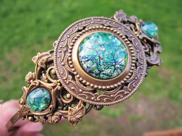 GREEN OPAL  Headband