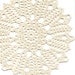 Crochet doily, lace doilies, table decoration, crocheted doilie, center piece, hand made, table runner, napkin, cream
