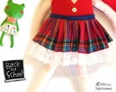 Pleated Doll Skirt PDF Sewing Pattern Easy Doll Clothes
