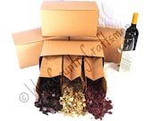 BBQ Sampler Box 2 - Wine soaked oak from premiere Napa vineyards - gift packaged- 100% recycled -