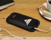 Pack & Smooch iPhone 5 wallet case iphone 5 wallet sleeve iphone 5 cover iphone 5 leather wallet -HERDWICK- HE-5-BLACK