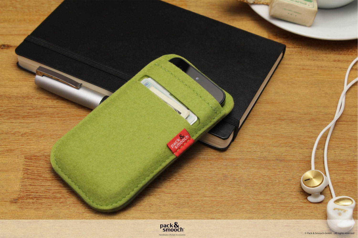 Pack & Smooch iPhone 4S/4/3GS/3G wallet case -SOAY- SO-4-L