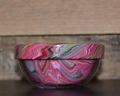 SALE - Small Bowl covered with Polymer Clay, decorative and functional