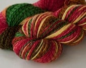 Apple-inspired Licorice Twist merino yarn: Honeycrisp, 4 oz