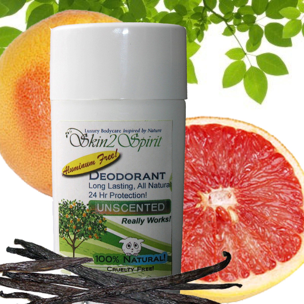 COCOSHEA DEODORANT - Pink Vanilla - 100% Natural - Aluminum FREE - Vegan - No Synthetic Fragrances - 3 oz