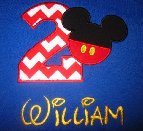 Custom listing Personalized Mickey Mouse Birthday Shirt, 1st, 2nd, 3rd- Applique, Customized, Embroidered, Name, Disney, Yellow Polka Dot