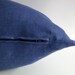 Sukan / 1 Linen pillow cover navy blue - decorative throw pillows - throw pillows - shams - cushion cover - 20x20 pillows