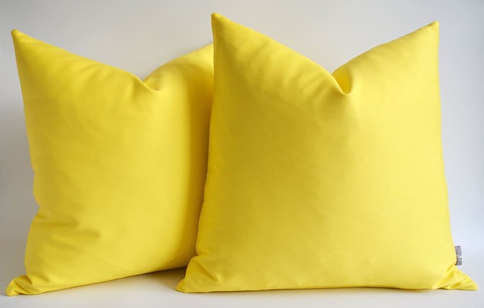 Yellow Decorative Pillows Interior Home Design Home Decorating