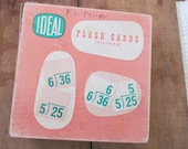 Vintage 1960s IDEAL Division Flash Cards