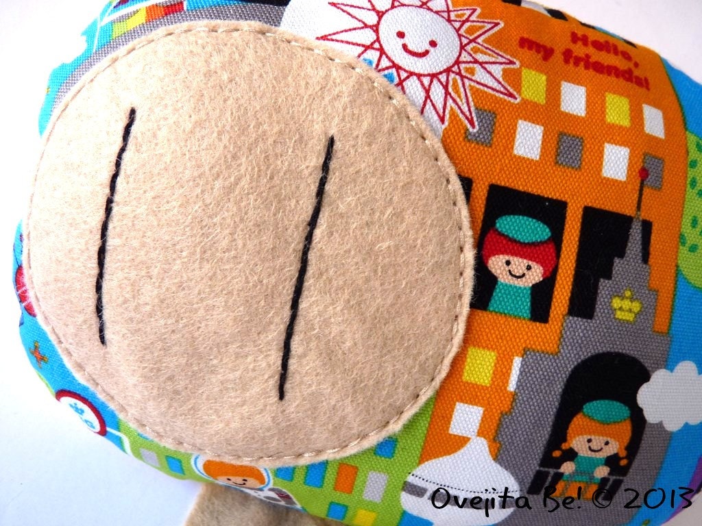 Lamb sheep plush, "Future city"