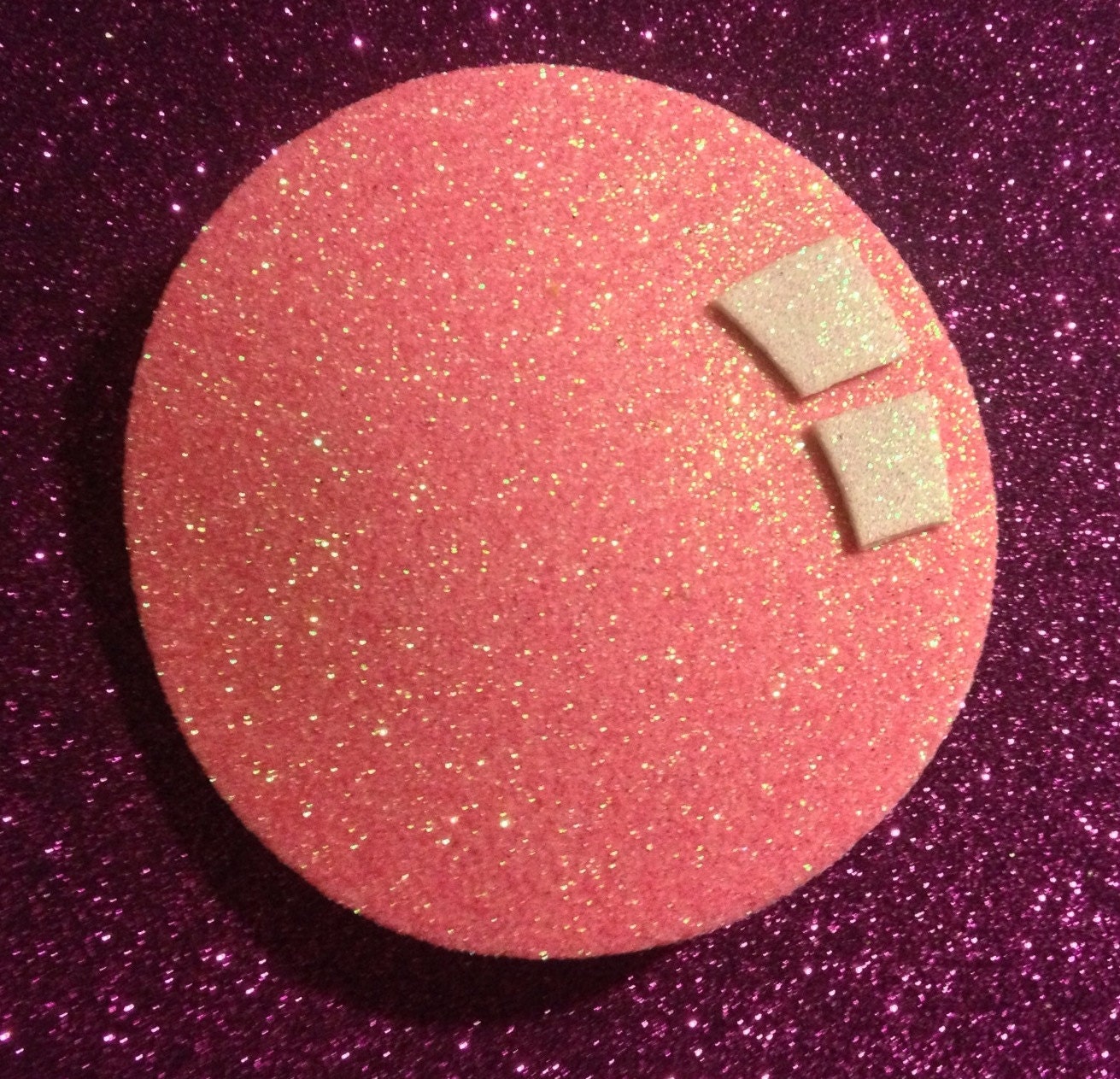 Bubble gum barrette // sparkly pink // candy collection