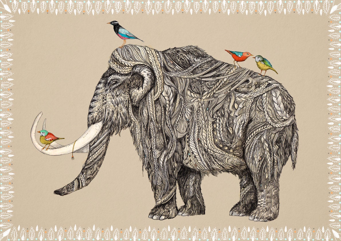 TUSK // A3 print