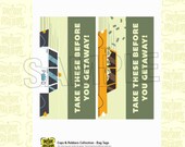 Police Birthday Bag Tags from the DIY Printable Police Collection by Spaceships and Laser Beams