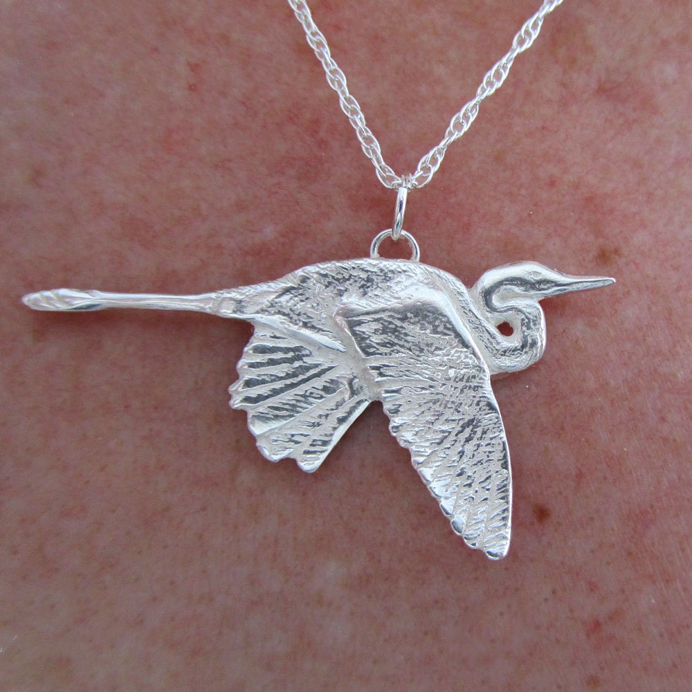 Heron Necklace (medium)