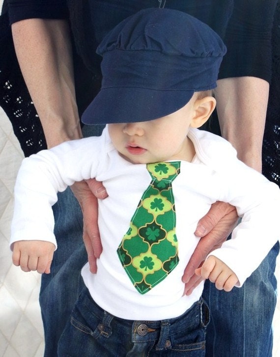 2 NEW Big Brother Little Brother Tie Shirts St. Patrick's Day