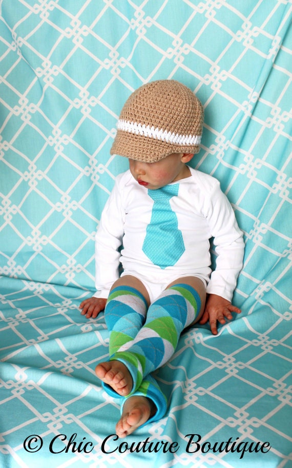 Baby Boy Father's Day Tie Onesie and Leg Warmers / Leggings SET. Any Tie on a Long or Short Sleeve Onesie and Any Leg Warmers Spring Wedding