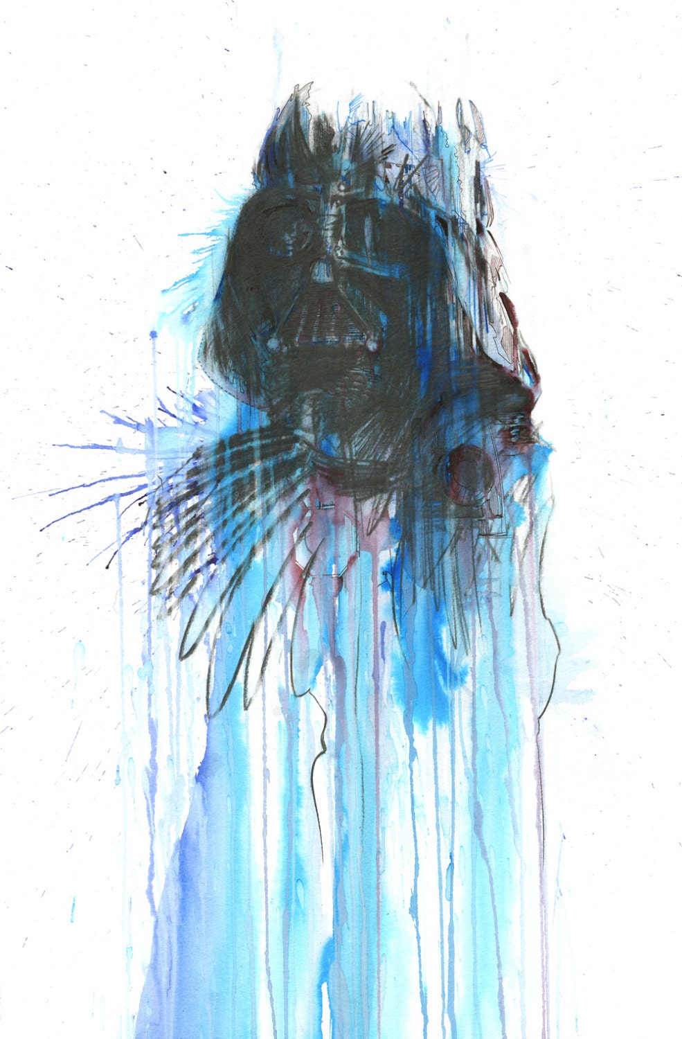 Star Wars Poster - 'Vader' signed edition, free delivery