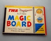 TWA Trans World Airlines Magic Board Children's Inflight Entertainment Toy