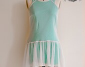 Mali Rae - Minty green lace dress