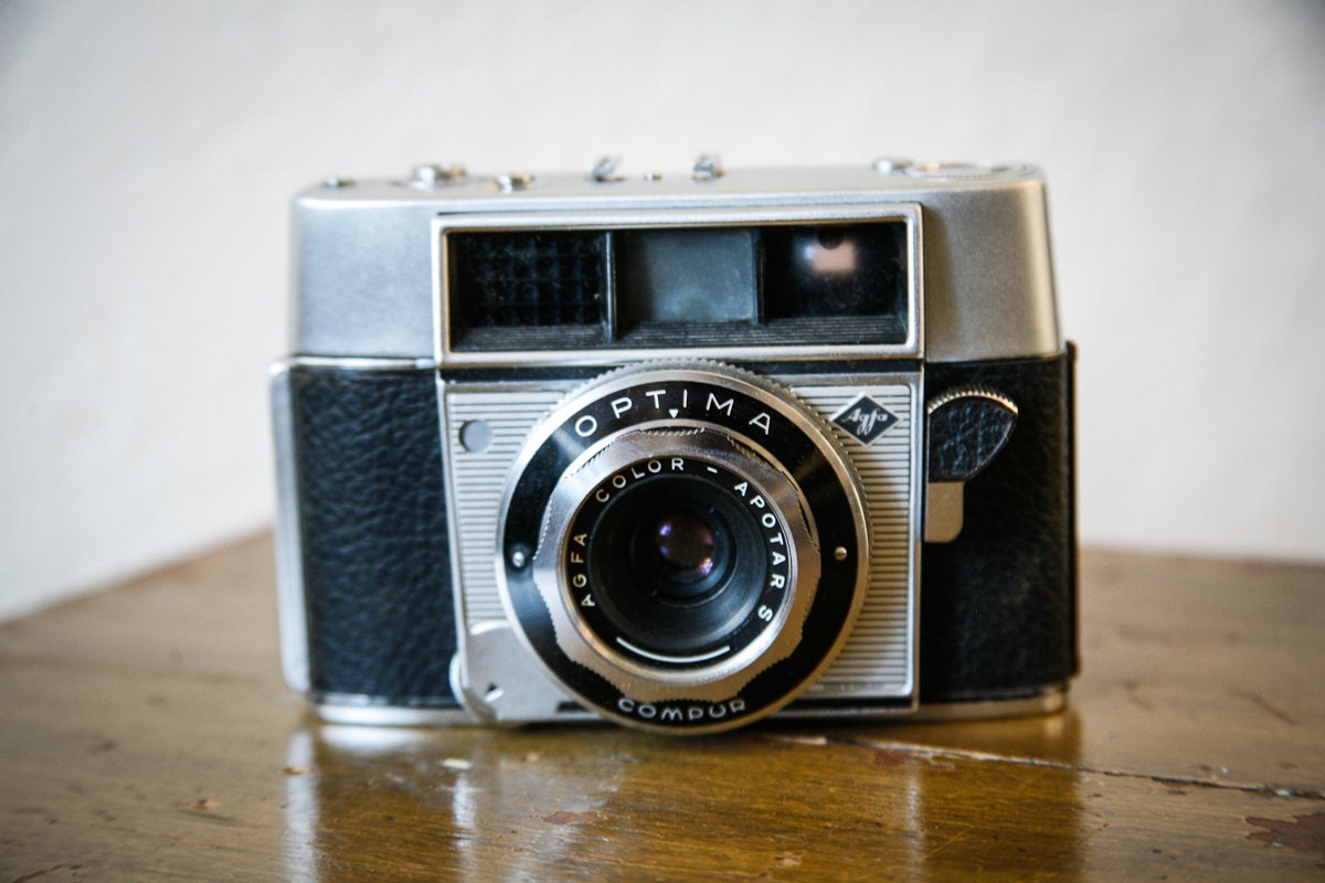 Vintage Original 1959 Agfa Optima 35mm Camera from Two Sparrows Vintage
