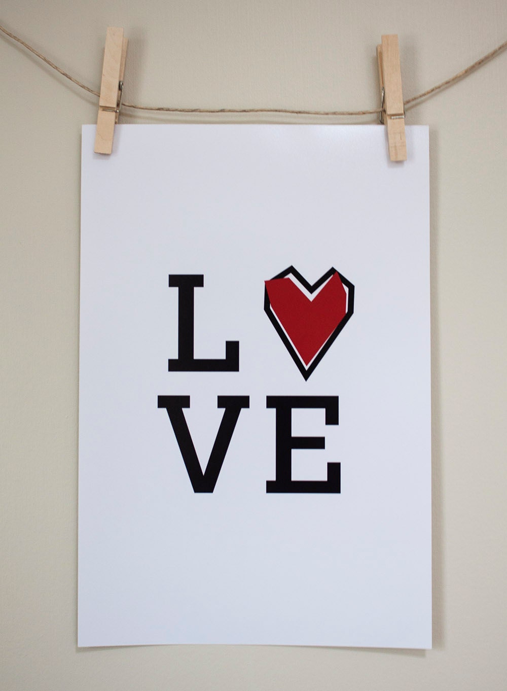 LOVE - 8 x 12 Print