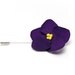 Lapel pin African violet stick hat pin tie pin