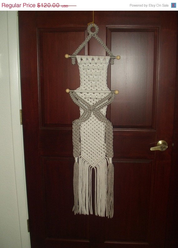 Spring into Spring Macrame Wall Hanging Natural Splendor