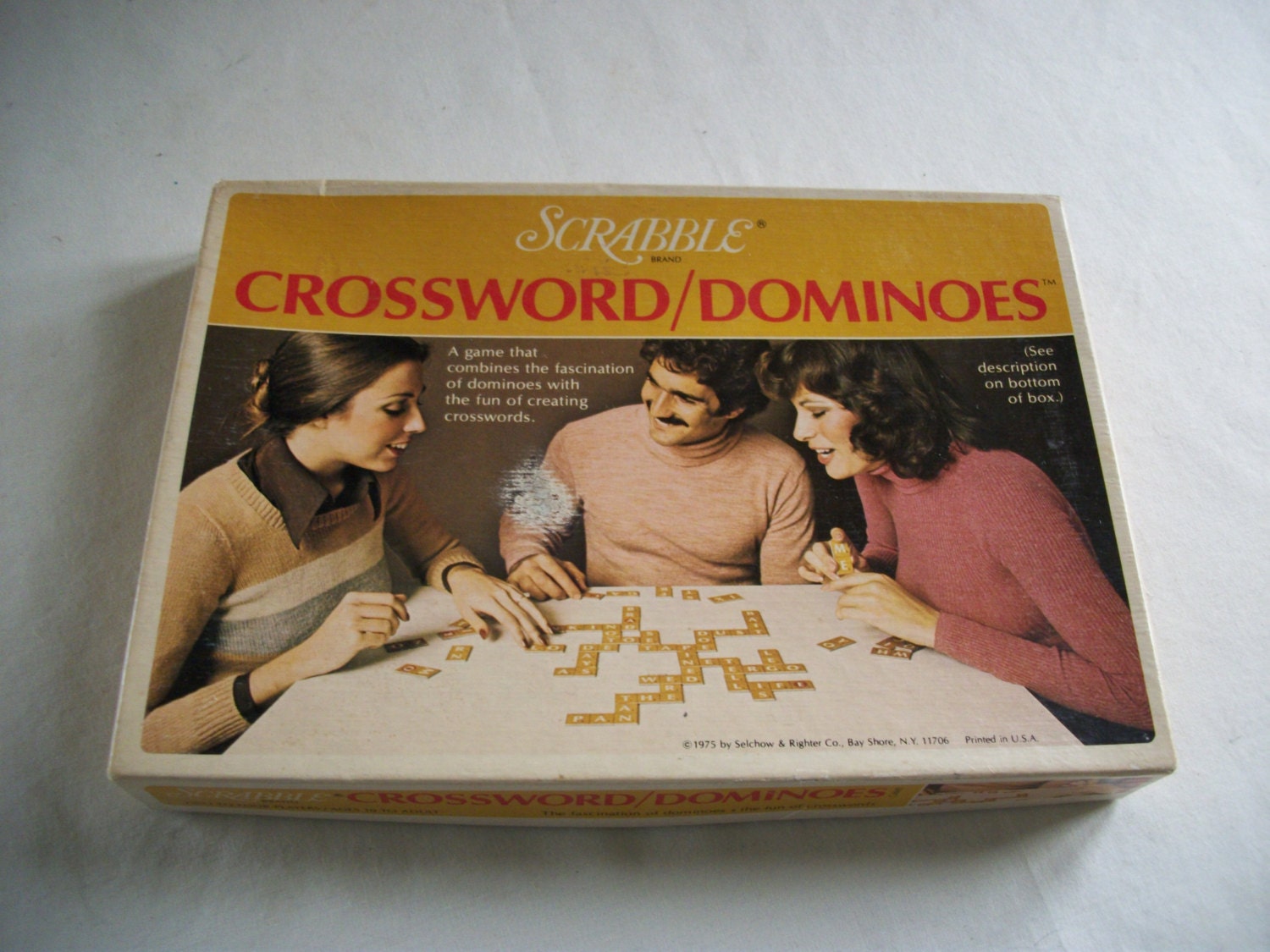 Vintage Scrabble Crossword-Dominoes