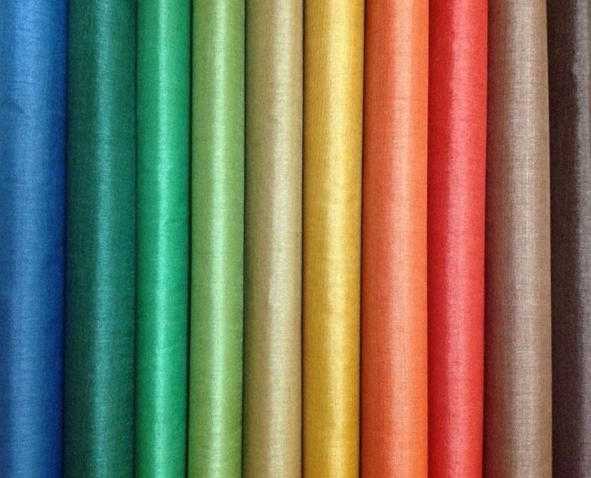 Pure Silk Fat Quarter Set. Ahimsa Peace Silks. Sheer, translucent silks. Pick any 4 colors from this colorful  AUTUMN DAY Palette