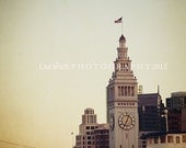 San Francisco Photograph - Ferry Building Clock Tower -  Port Bay City Urban - Fine Art Photography - Laura Ruth - "Port of San Francisco"