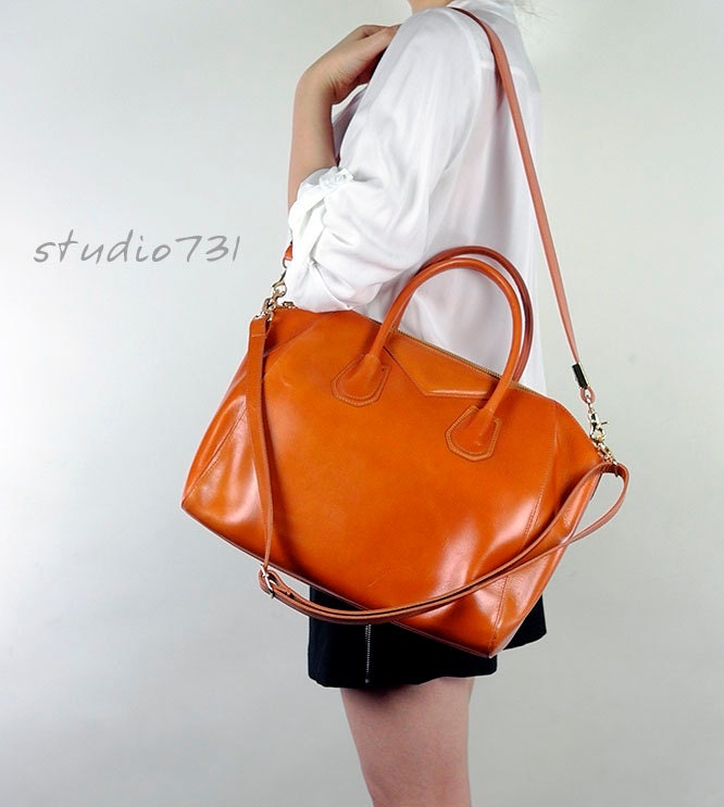 Feel Good Leather Tote / Shoulder Bag - Tan Brown