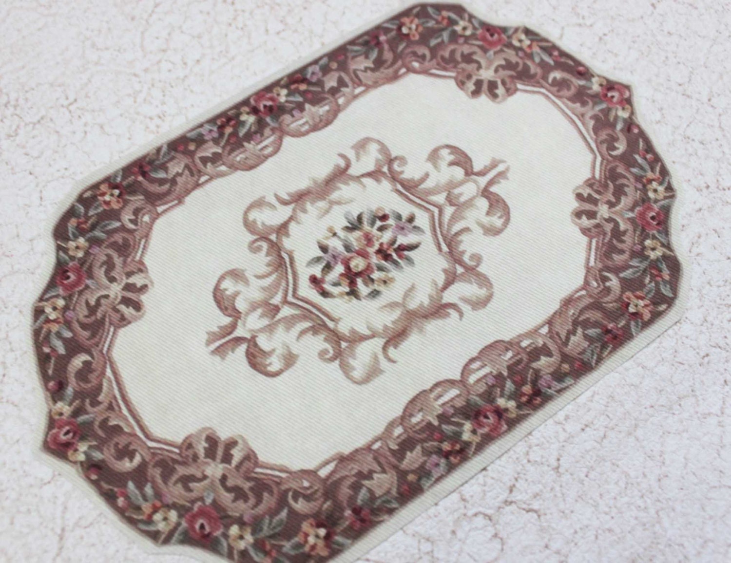 Miniature Carpet One Twelfth Scale 5x7 French Elegance
